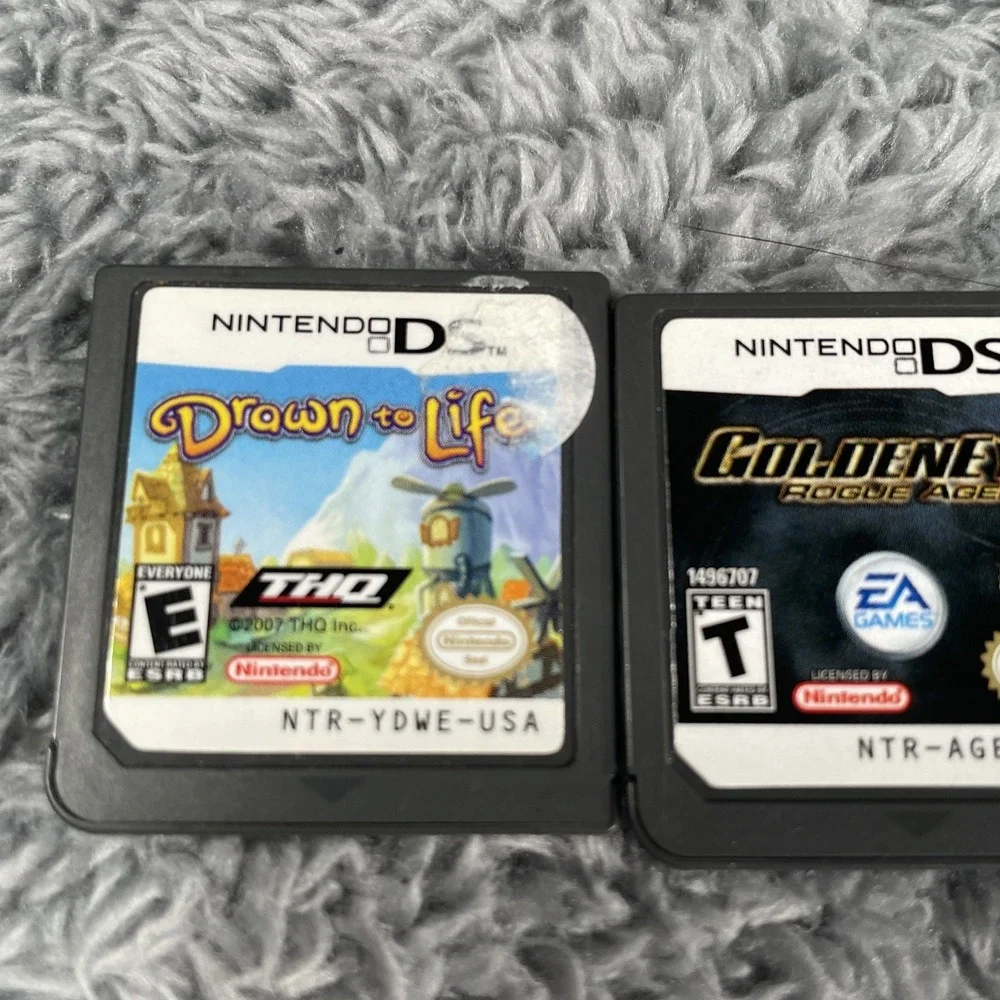 Lot Of Games GoldenEye Rogue Agent Nintendo DS James Bond Drawn To Life Mystery